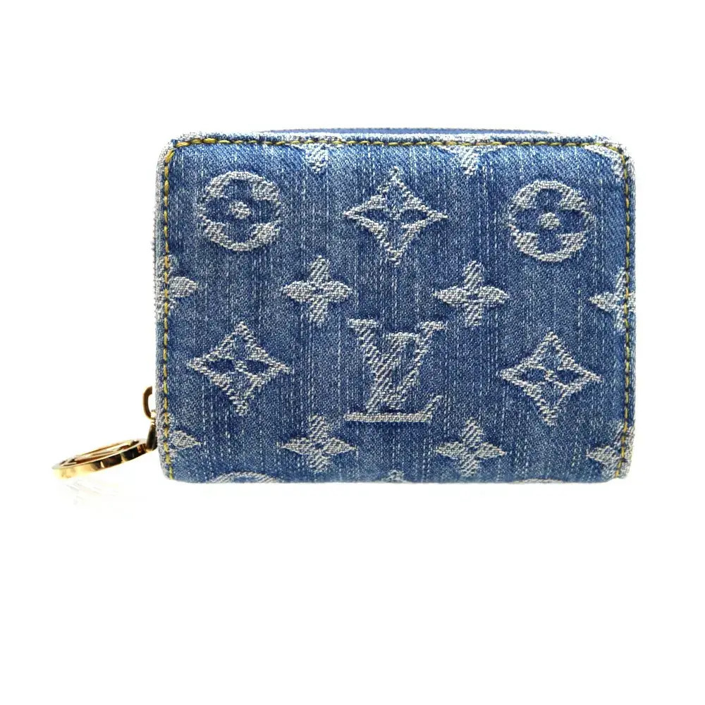 Louis Vuitton Portefeuille Lou Wallet Monogram Denim Blue